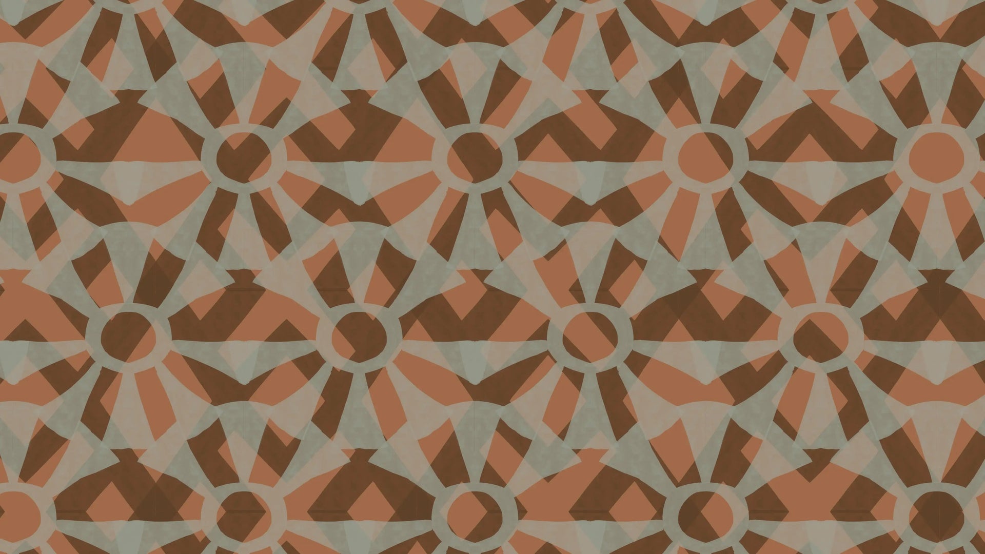 Mazidah brand pattern made of layered, repeated craft-inspired geometric motifs.