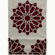 Burgundy Najmi Khayamiya Rectangular Runner