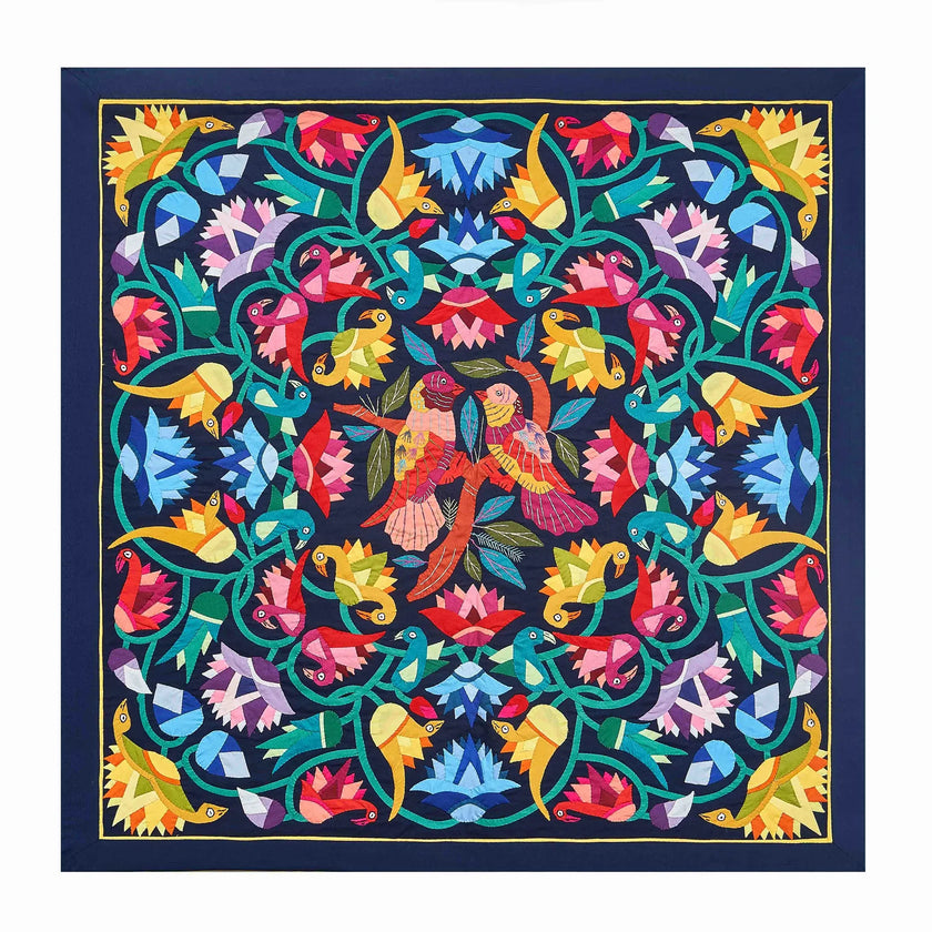 Birds of the Garden Khayamiya Wall Art