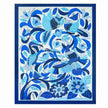 Blue Garden Birds Khayamiya Wall Art