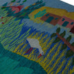 Colorblock Village Tapestry Handwoven Rug